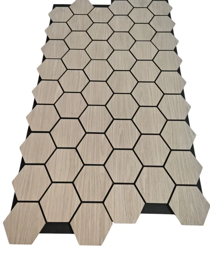 Hexagon Walnut JK 5 Pieces Per Box