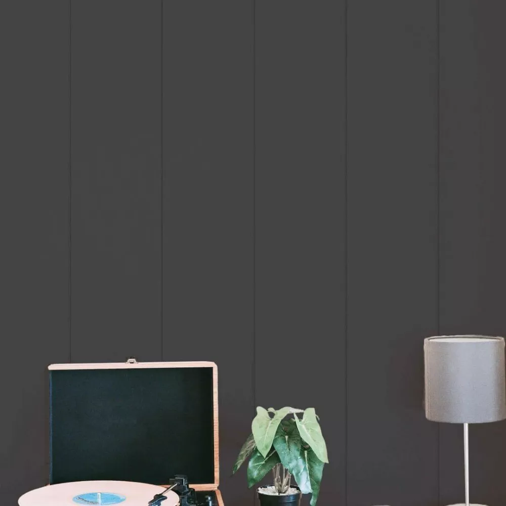 Wall Panel MDF Classic De luxe 2750х205х6 Black Lead (pack 7 of pcs.)