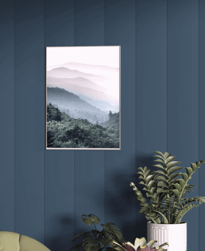 Wall Panel MDF Stella Classic De luxe 2750х205х6 Ocean (pack of 7 pcs.)