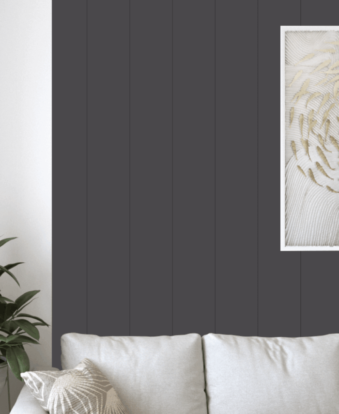 Wall Panel MDF Stella Classic De luxe 2750х205х6 Black Lead (pack 7 of pcs.)