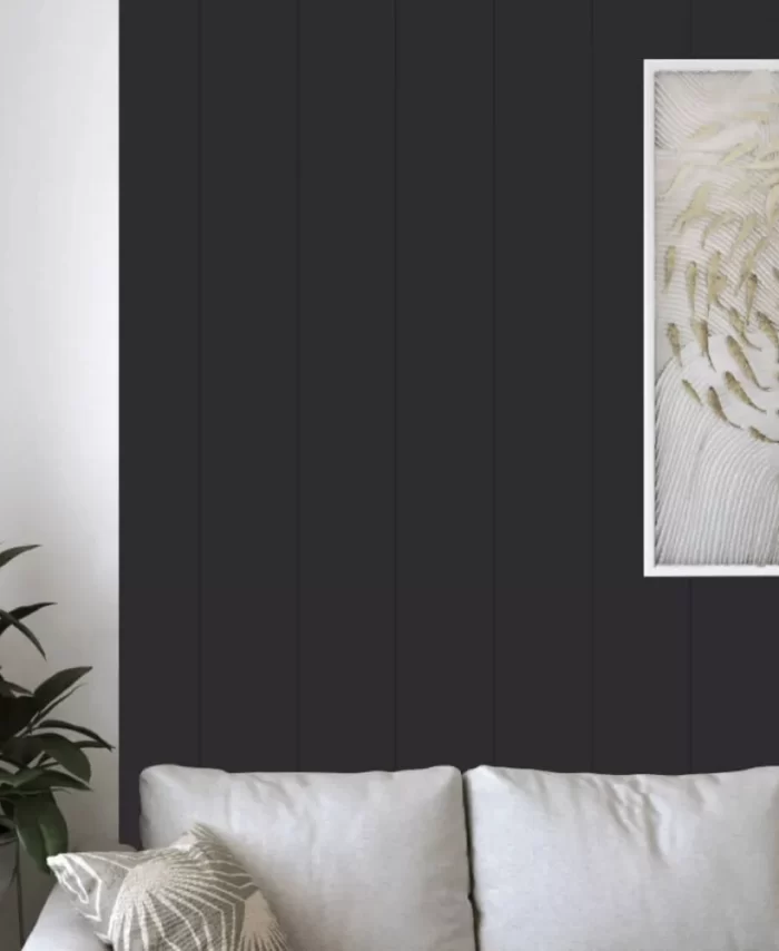 Wall Panel MDF Classic 2750х205х6 Black Edition (pack of 7 pcs.)