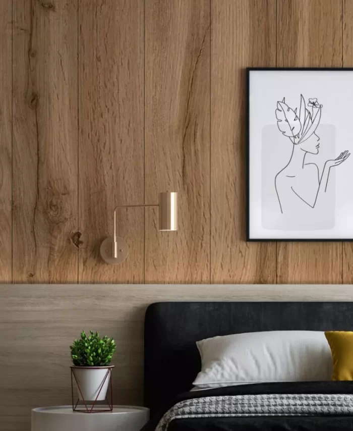 Wall Panel MDF Dekor Classic Standart 2750х205х6 Pecan (pack of 7 pcs.)