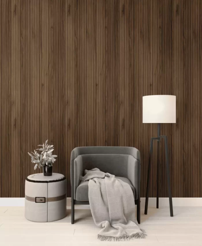 Wall Panel MDF Wave Prime 2750х119х20 Catania Oak (pack of 4 pcs.)