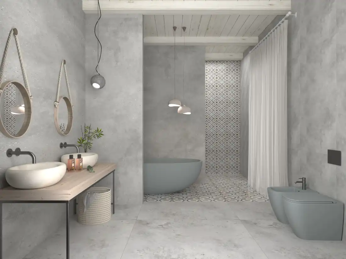 Mist Grey Mineral Panels - 2 Pieces Per Box 2.88m<sup>2</sup>